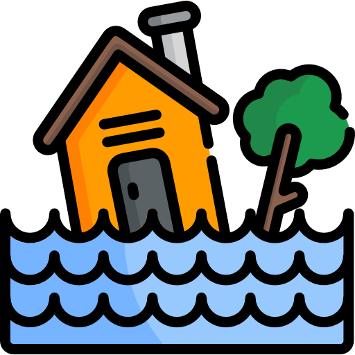 Flood Special Lineal color icon