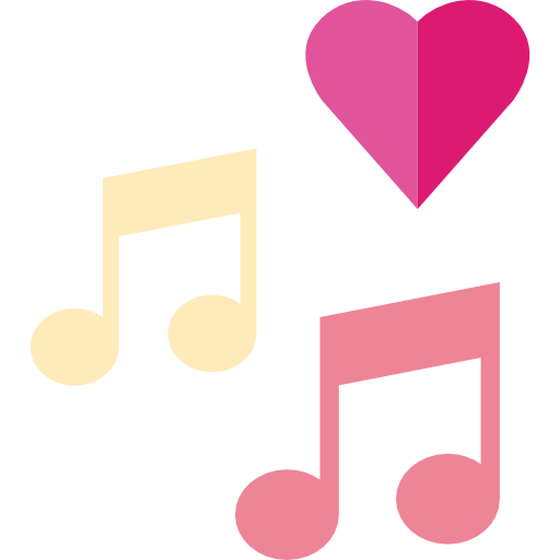 musica romantica icono gratis