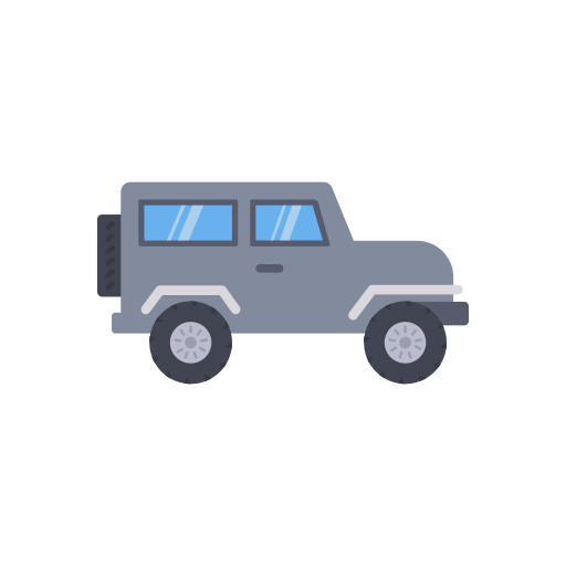 Jeep Dinosoft Flat icon