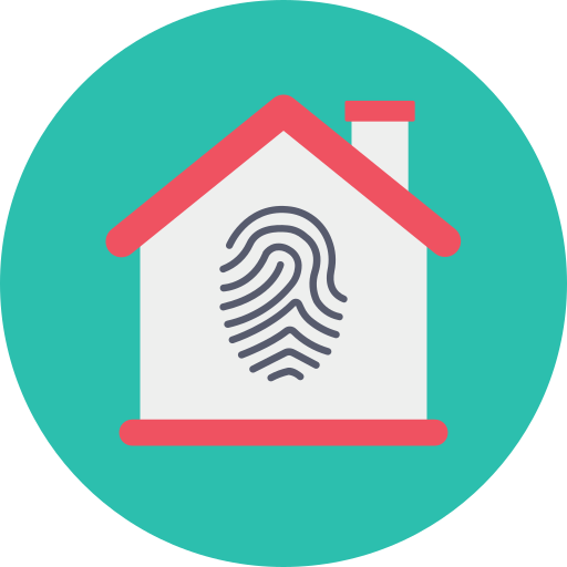 huella dactilar icono gratis