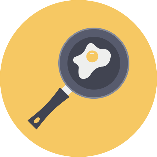 Frying pan free icon