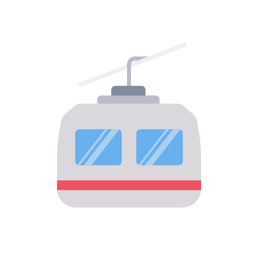 Cable car free icon