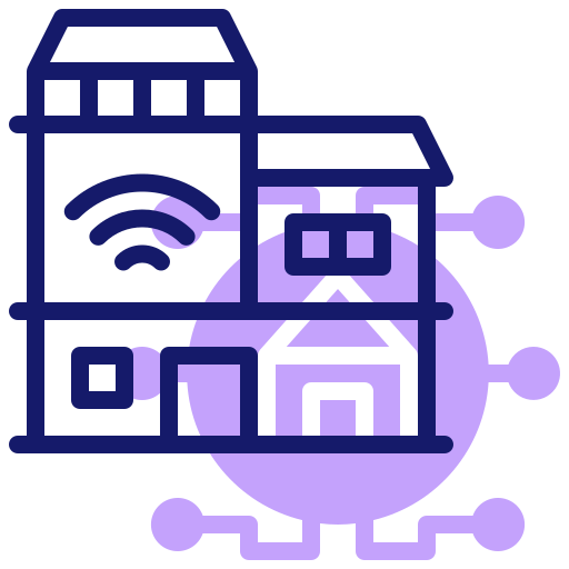 casa inteligente icono gratis