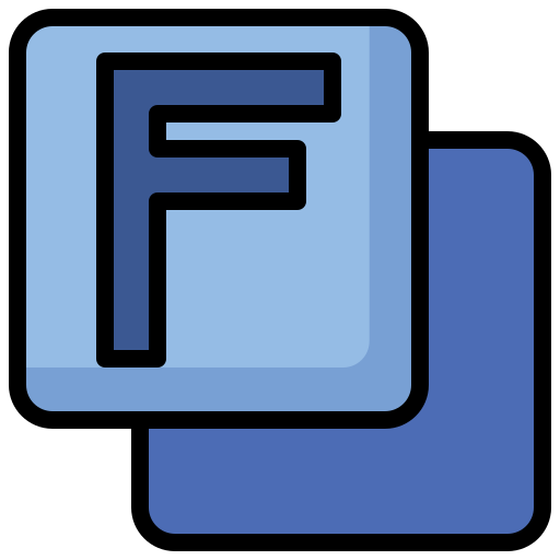 Font free icon Font free icon