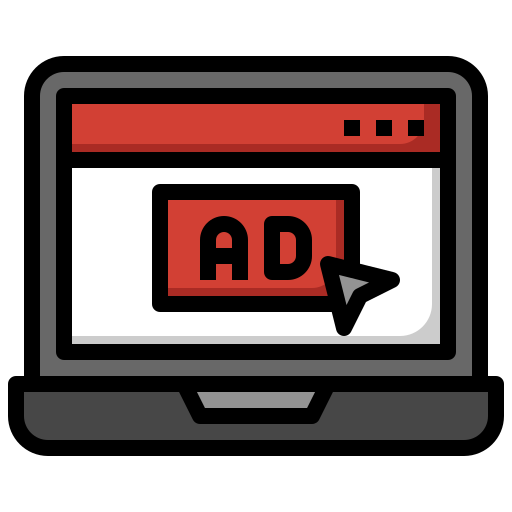 publicidad online icono gratis