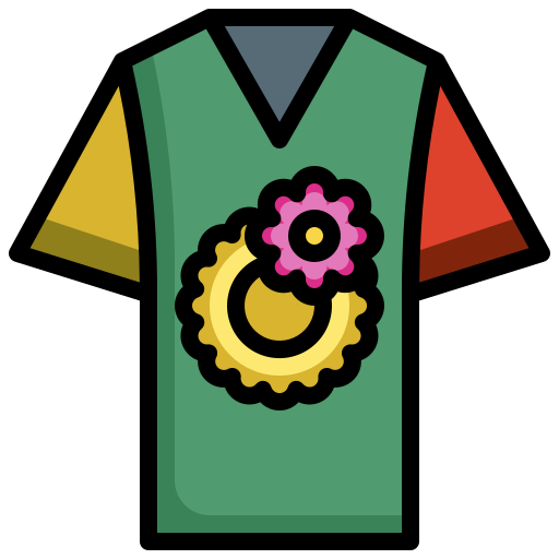 camiseta de manga corta icono gratis