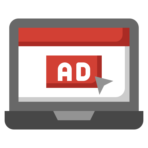 publicidad online icono gratis