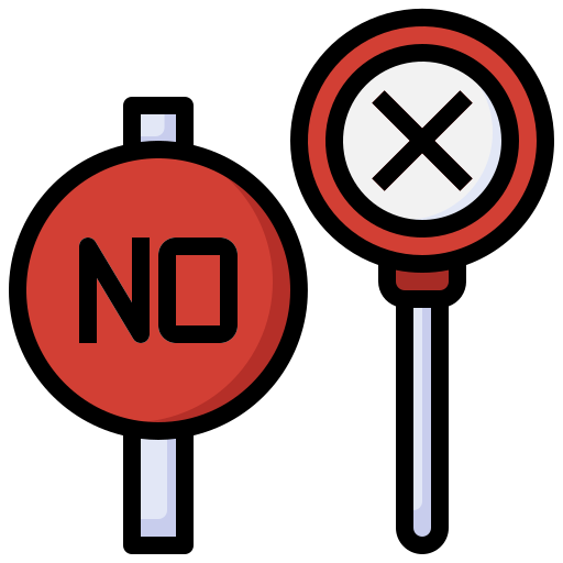 nicht zustimmen kostenlos Icon nicht zustimmen kostenlos Icon