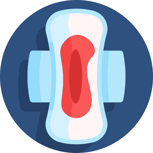 Menstruation Detailed Flat Circular Flat icon