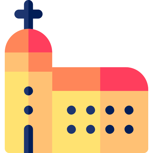 Church Basic Rounded Flat icon