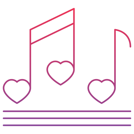 Romantic music free icon Romantic music free icon