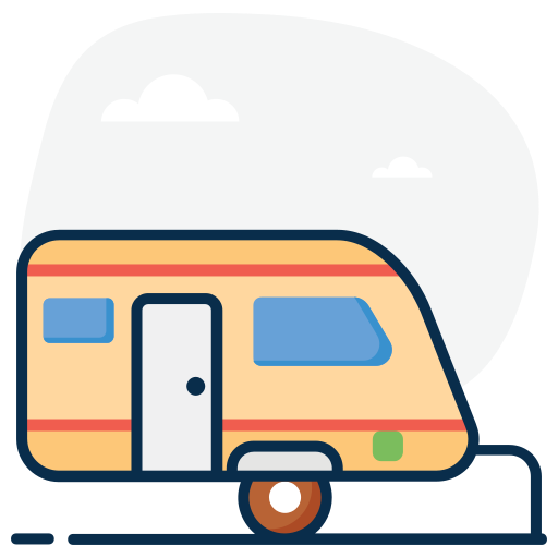 Caravan Generic Outline Color icon