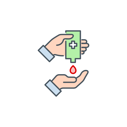 Hand sanitizer free icon Hand sanitizer free icon