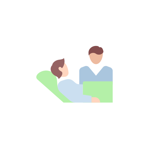 persona enferma icono gratis