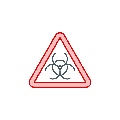 signe de danger biologique png