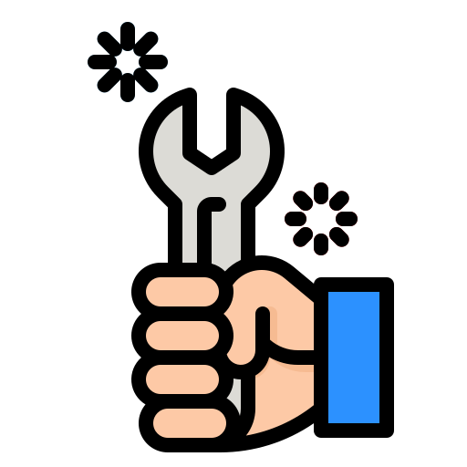 servicios de reparacion icono gratis