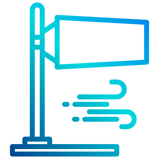 calcetín de aire icono gratis