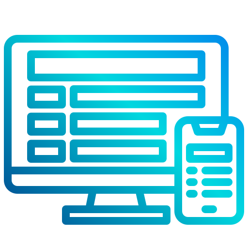 Responsive design xnimrodx Lineal Gradient icon