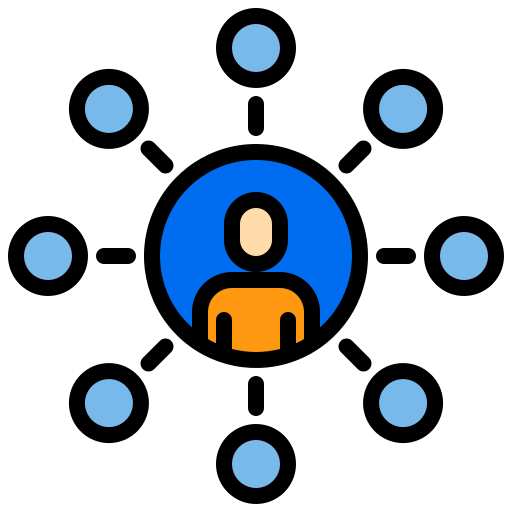 Network xnimrodx Lineal Color icon