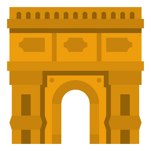 Triumphal arc free icon Triumphal arc free icon