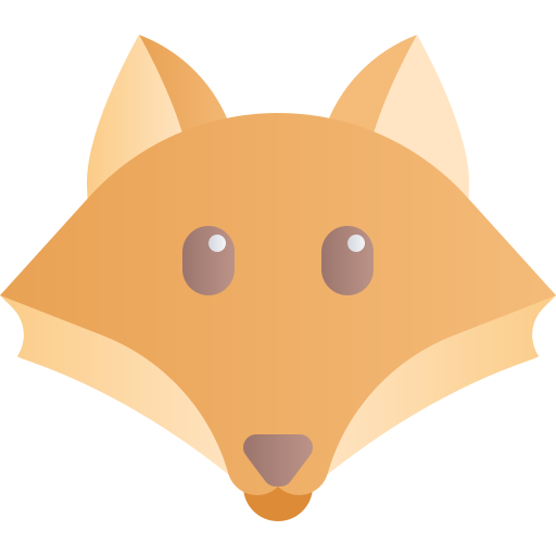 Fox Generic Flat Gradient icon