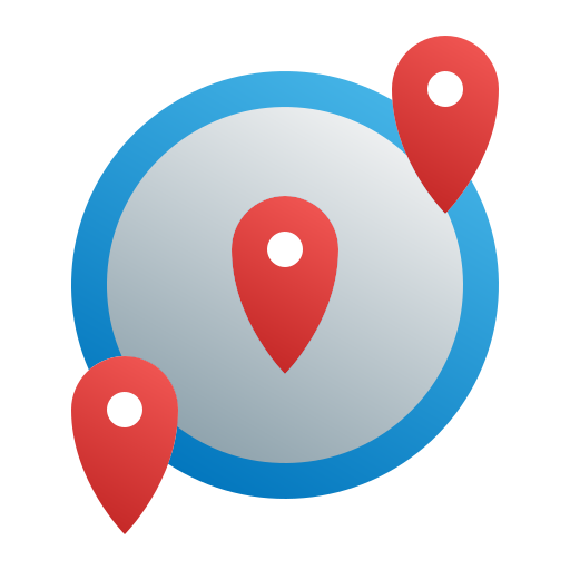 mapa y ubicación icono gratis