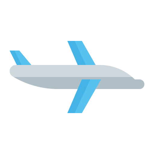 avión icono gratis