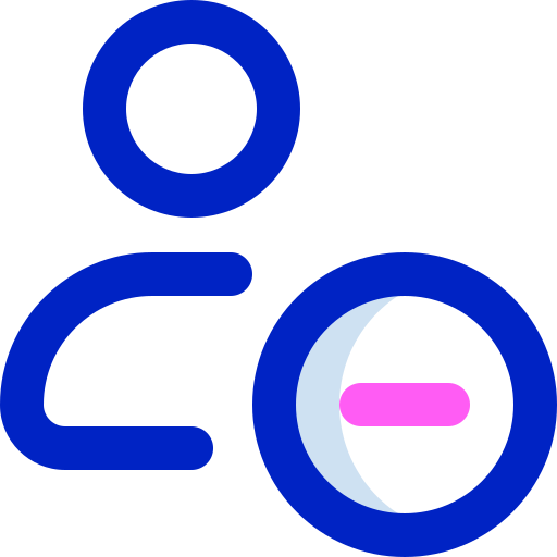 Remove user free icon Remove user free icon