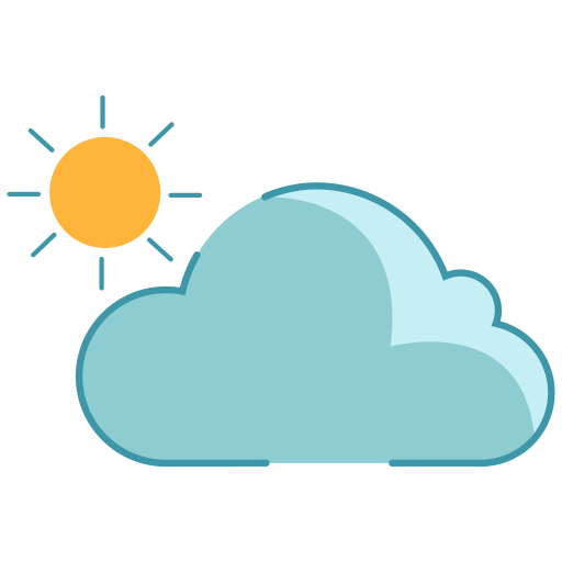 Sun cloud - Free weather icons