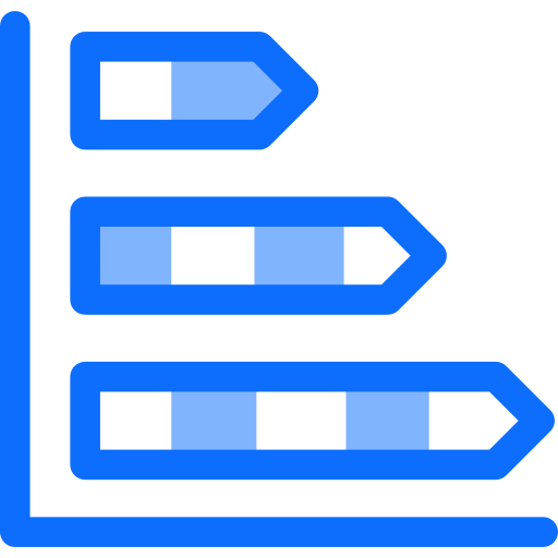 gráfico de barras icono gratis