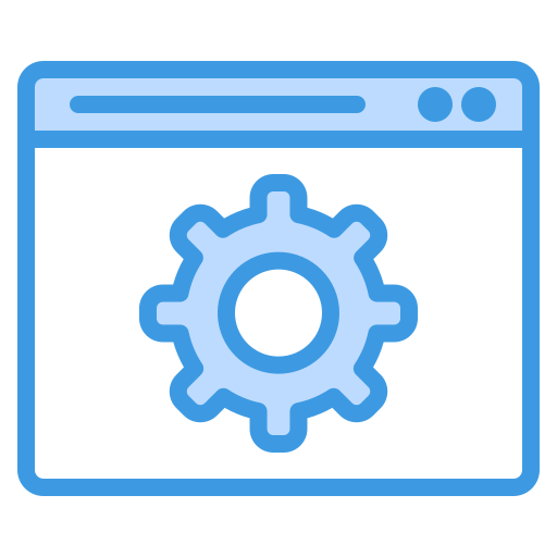 Browser settings Generic Blue icon