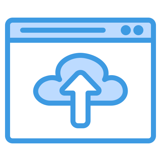 carga en la nube icono gratis