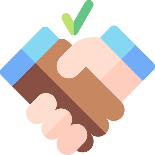 Handshake Flat Icon, FluentUI Emoji Flat Iconpack