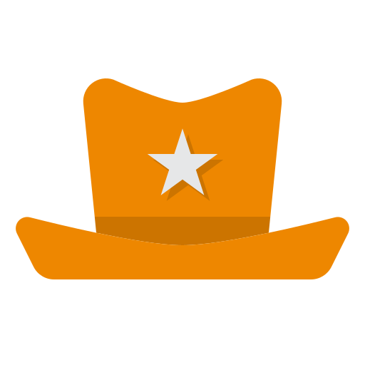 sombrero de vaquero icono gratis