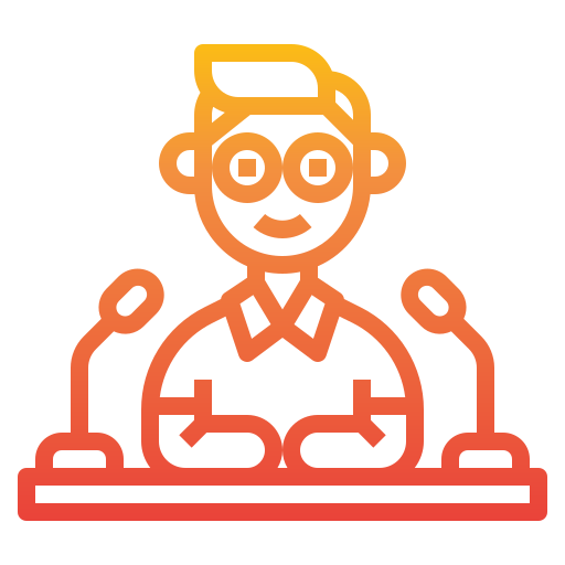 пресс-конференция бесплатно иконка