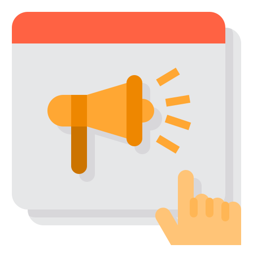 márketing icono gratis