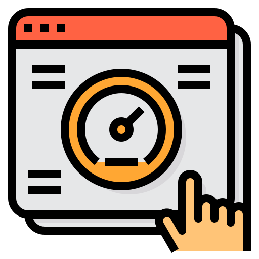 velocidad de página icono gratis