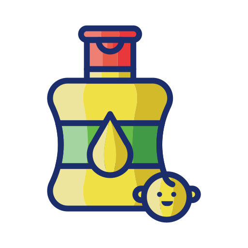 aceite de bebé icono gratis