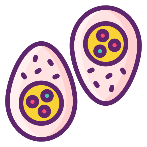 Eggs Flaticons Lineal Color icon