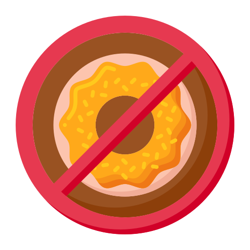 No fast food Flaticons Flat icon