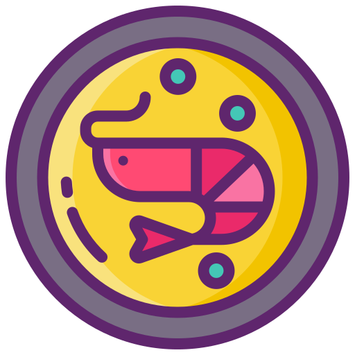 Paella Flaticons Lineal Color icon