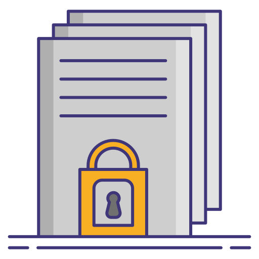 confidencialidad icono gratis