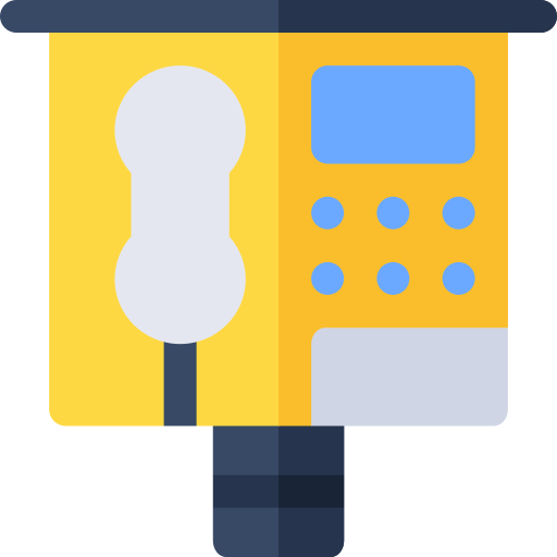 Payphone Basic Rounded Flat icon