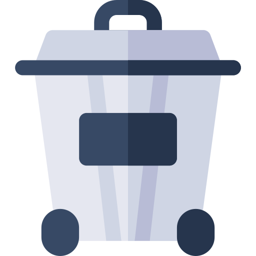 bote de basura icono gratis