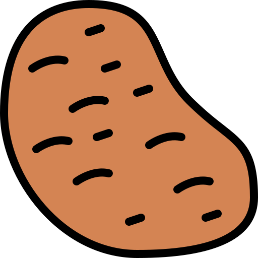 Potato Generic Outline Color icon