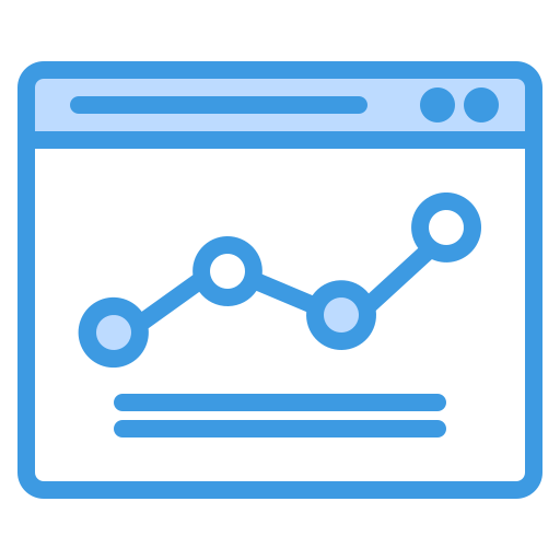 gráfico de linea icono gratis