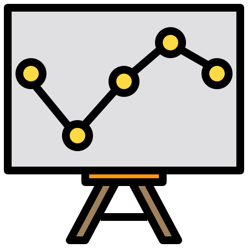 gráfico de barras icono gratis