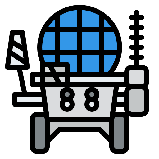 rover lunar icono gratis