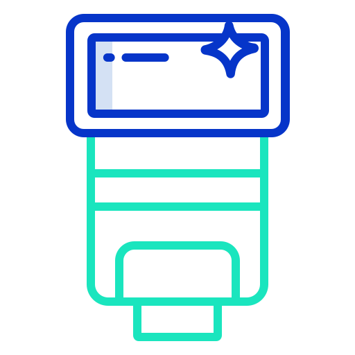 flash de la cámara icono gratis