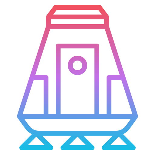 Space capsule free icon